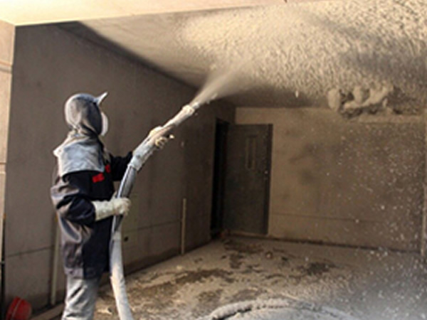 超細無機纖維噴涂施工案例